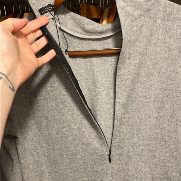 ZARA WOOL BLEND DRESS - Picture 8 of 11